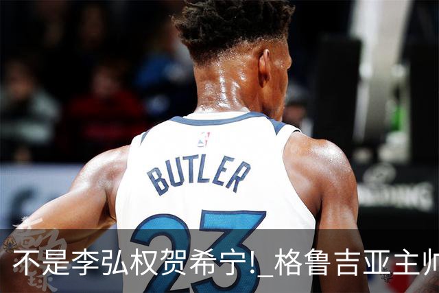 不是李弘权贺希宁! 格鲁吉亚主帅夸赞中国一人：他是中国男篮未来!